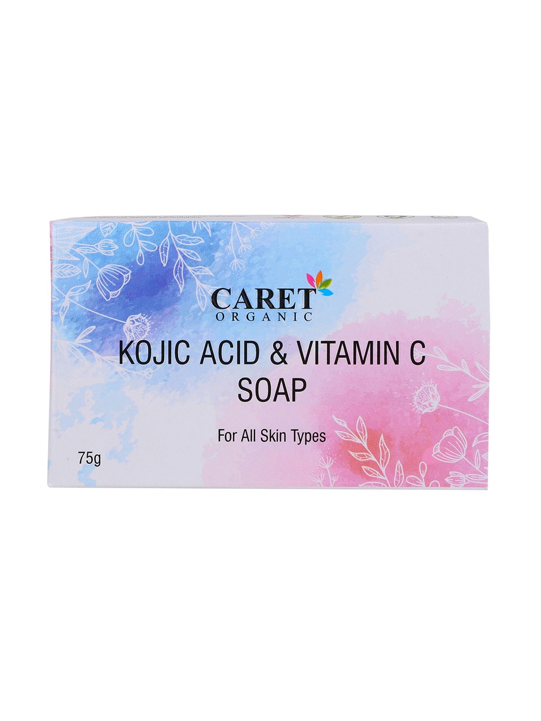 

CARET ORGANIC 8 Pcs Kojic Acid & Vitamin C Skin Brightening Soap-75g Each, White