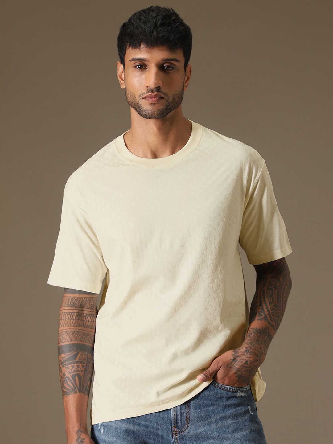 

Banana Club Men T-shirt, Cream