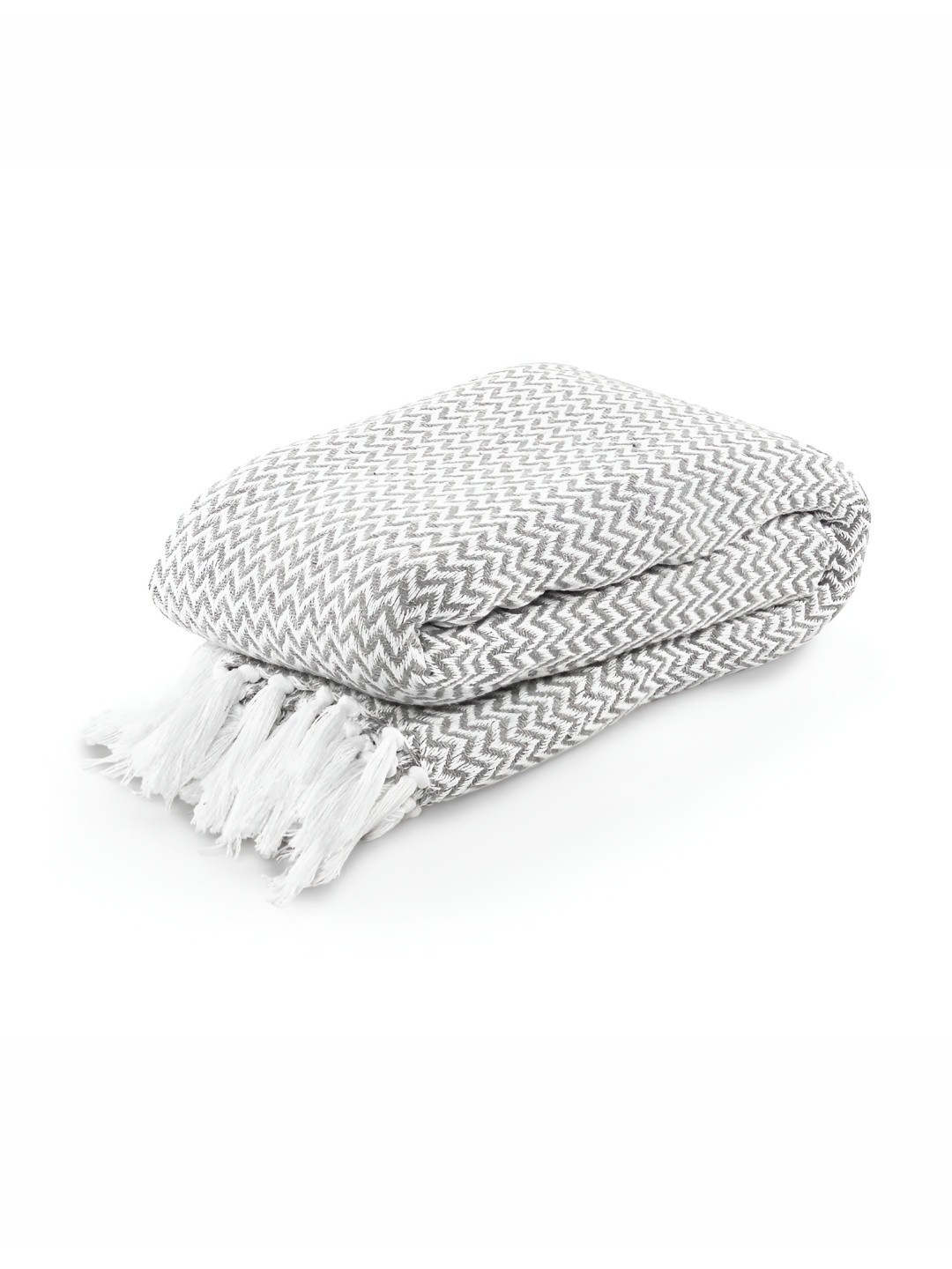 

SASHAA WORLD Grey Cotton Breathable Throws