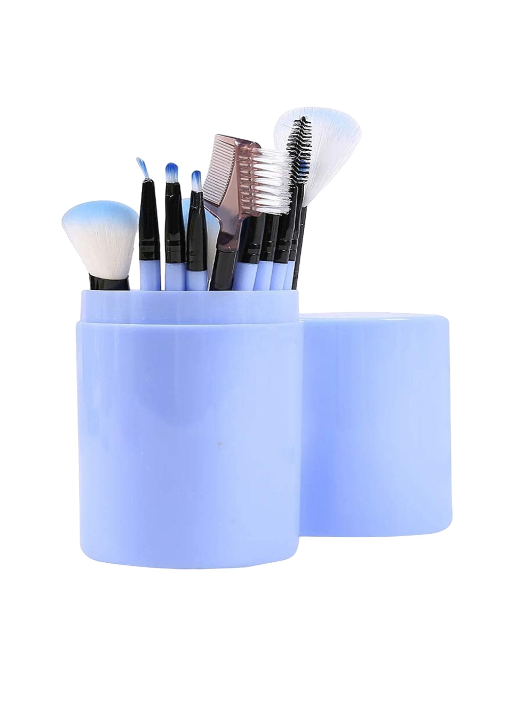 

Rsentera 12-Pcs Synthetic Face & Eye Makeup Brush Set, Blue