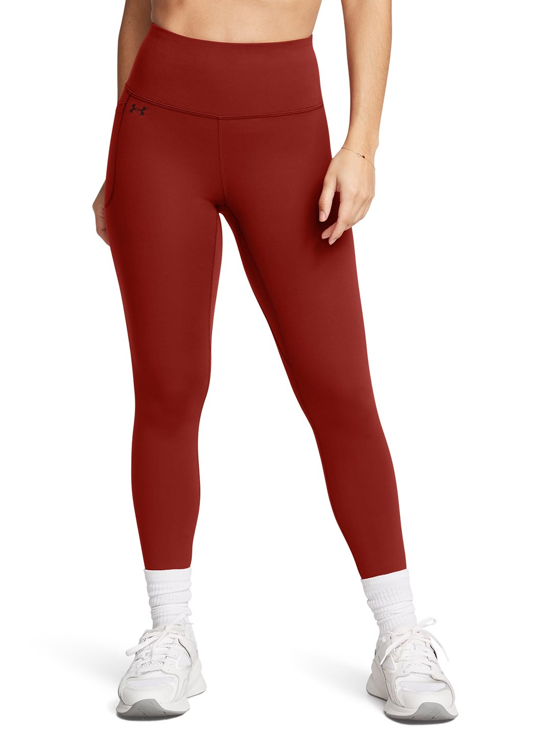 

UNDER ARMOUR Women Motion Ankle Length Training Tights, Maroon