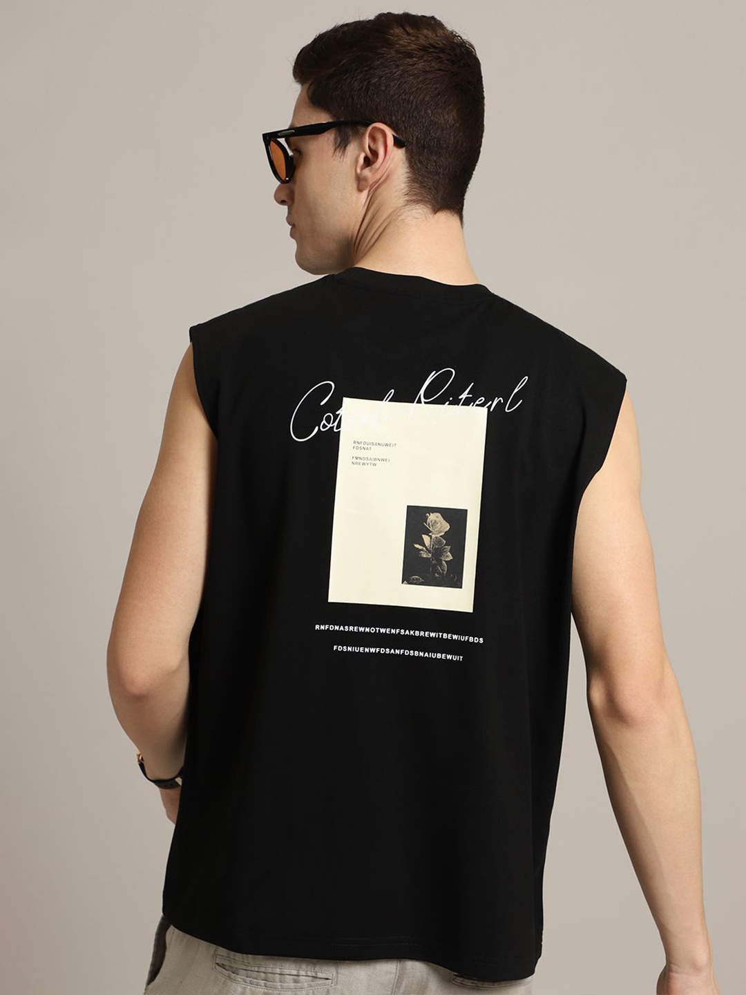 

Banana Club Men Printed T-shirt, Black