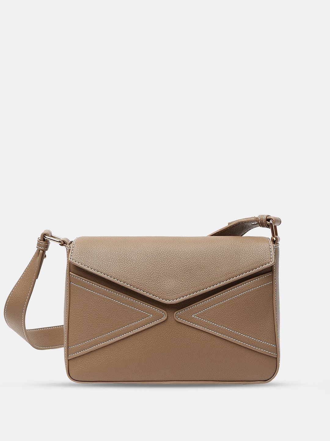 

Vero Moda PU Sling Bag with Cut Work, Brown