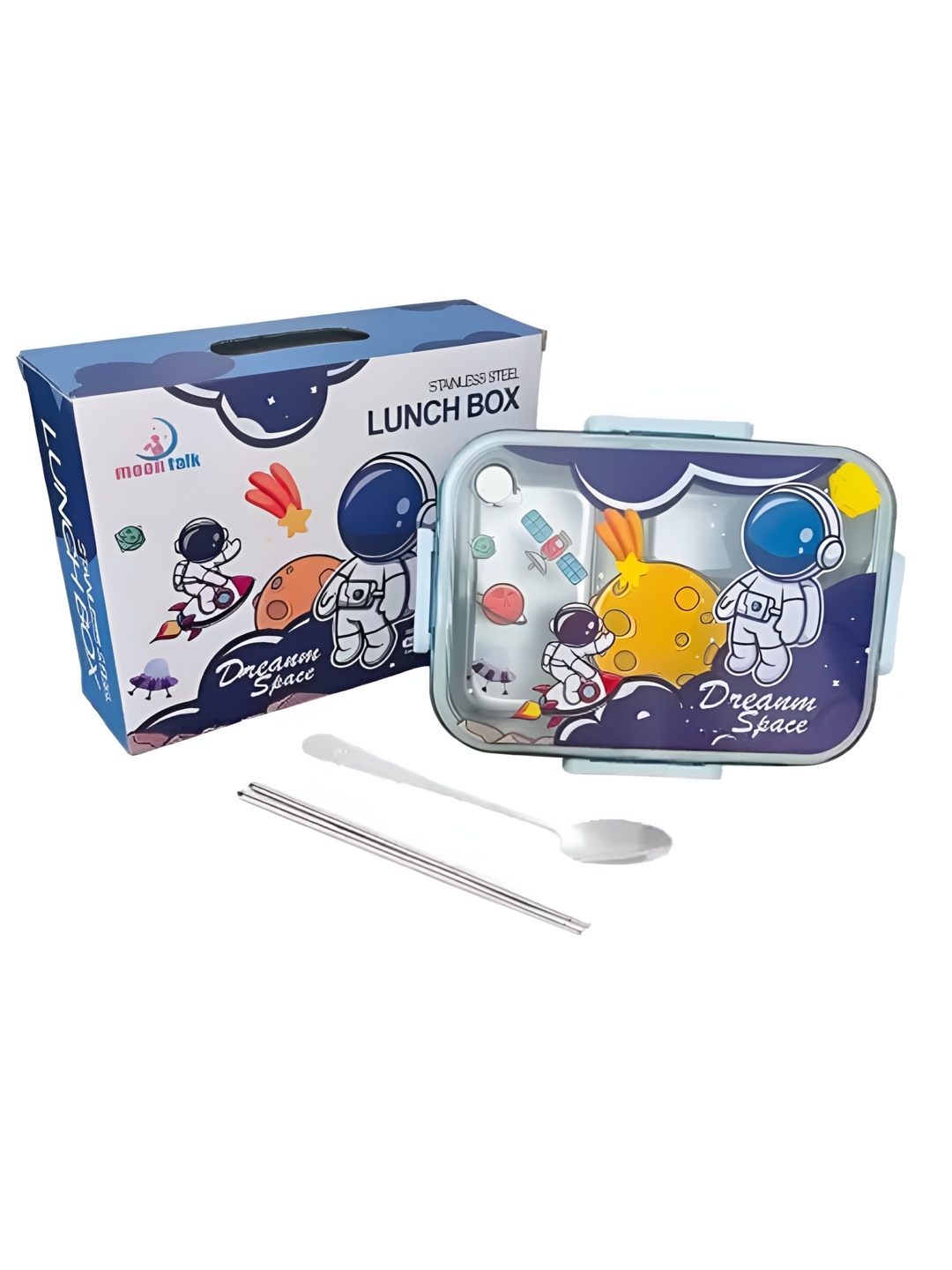 

MODEFE Blue 2024 Stainless Steel Dishwasher Safe Lunch Box