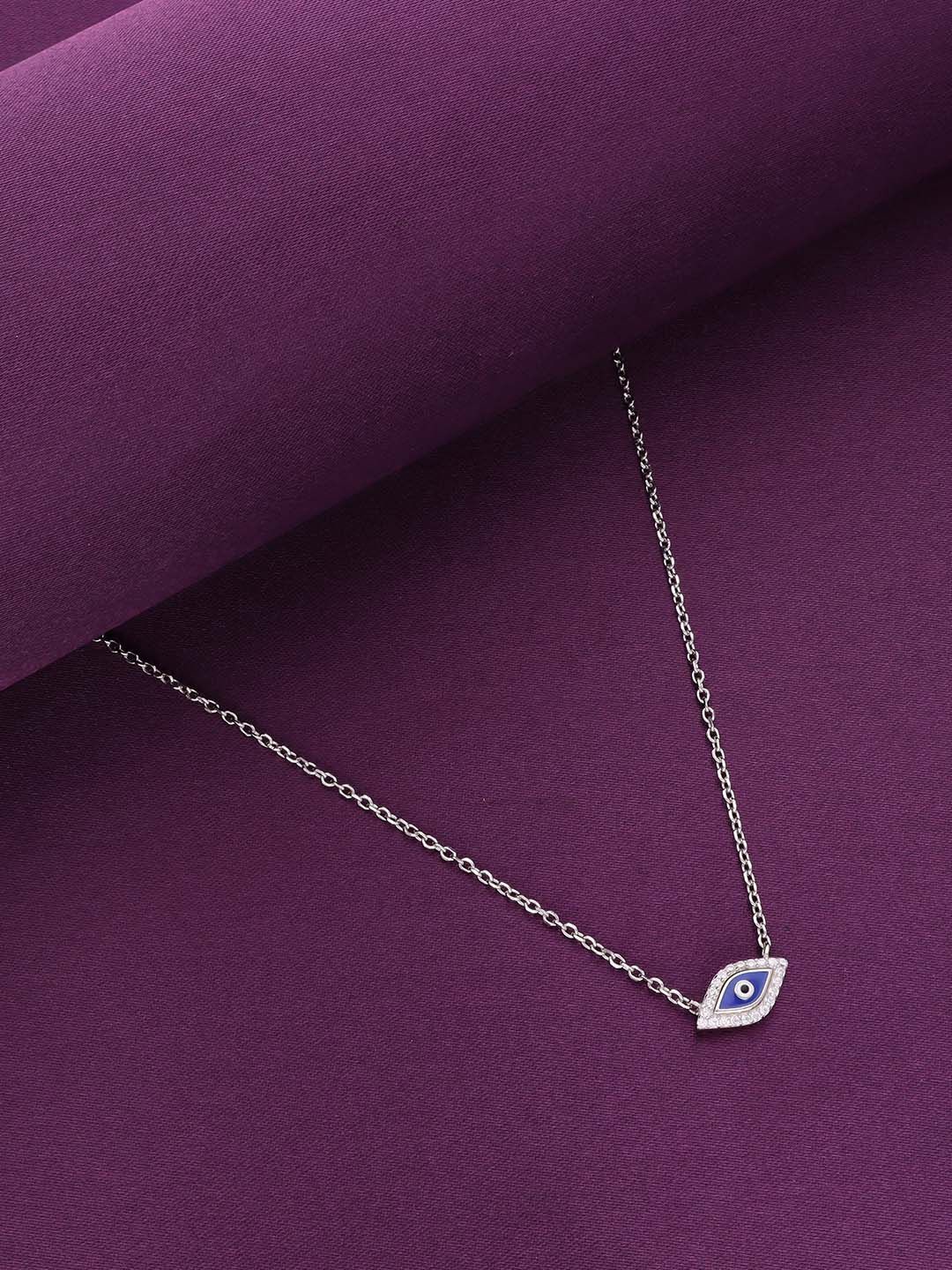 

KAI JEWEL Rhodium Plated 92.5 Sterling Silver Cubic Zirconia Chain