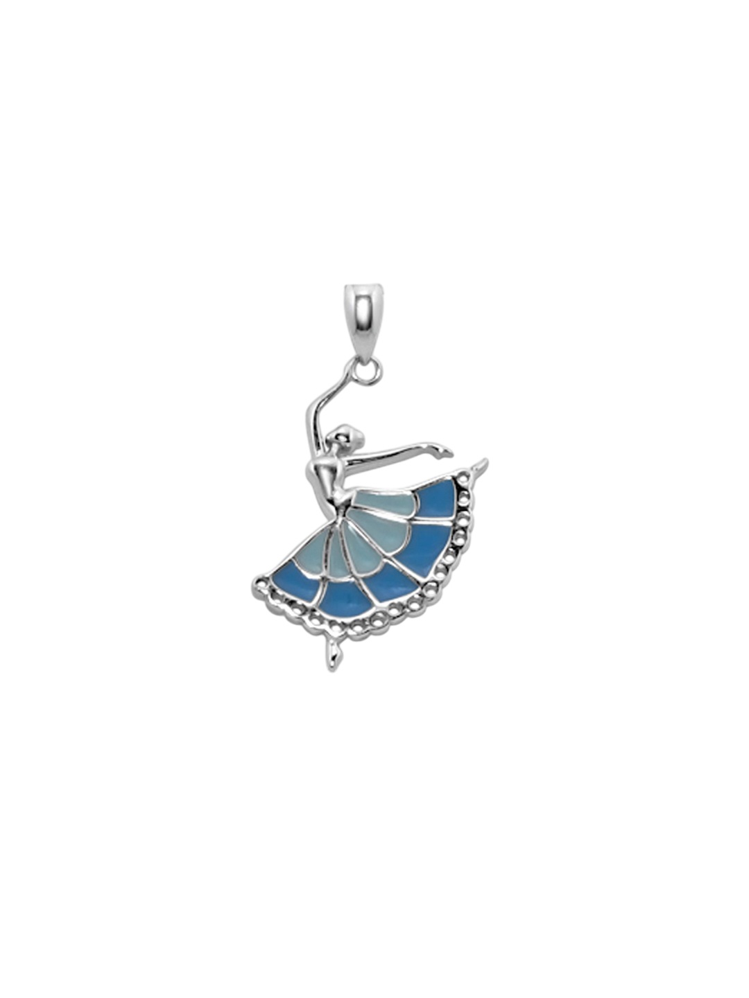 

925 SILLER Rhodium-Plated Contemporary Pendants, Silver