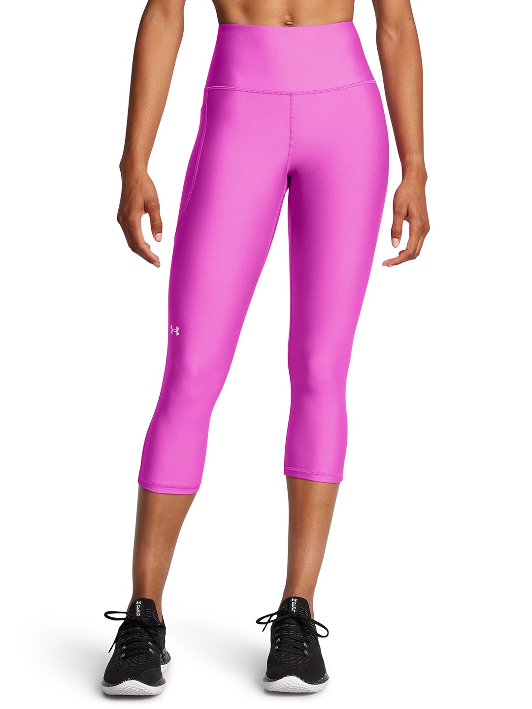 

UNDER ARMOUR Women HeatGear Three-Fourth Length Training Tights, Pink