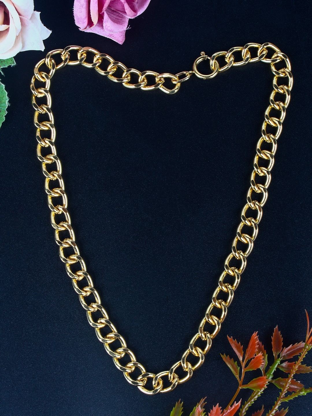

KPOP Brass Gold-Plated Chain Necklace