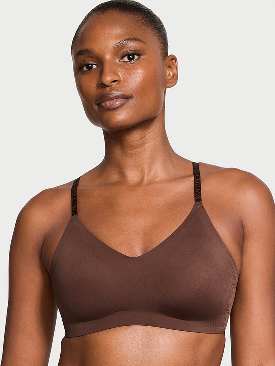 

Victoria's Secret Women's Bralette Medium Coverage Bra, Brown