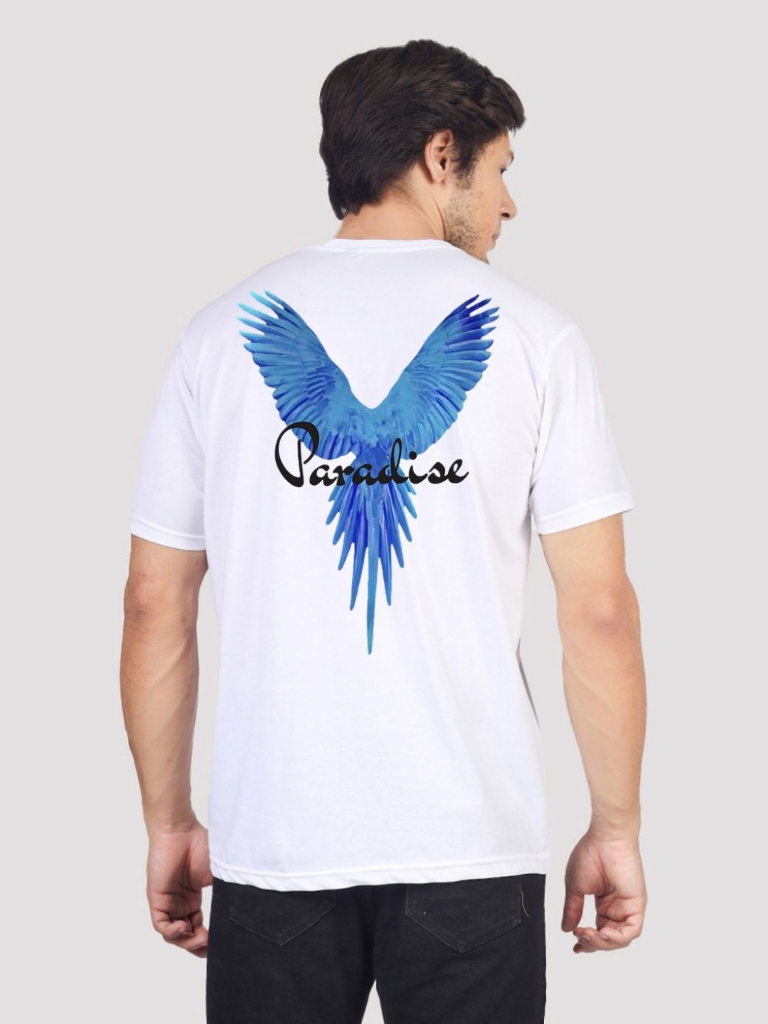 

Greylongg Men Typography Printed Applique T-shirt, White
