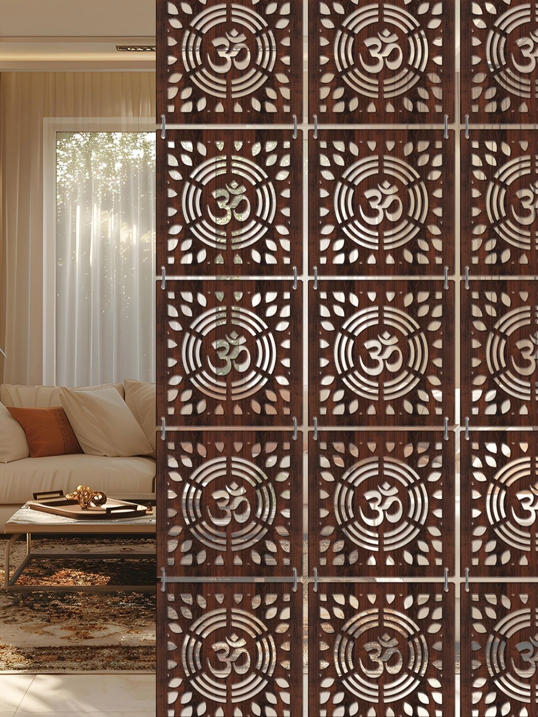 

RANDOM Brown Ethnic Motifs Window Blinds