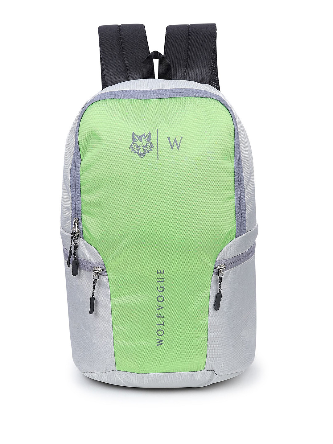 

Wolfvogue Unisex Brand Logo Printed Backpack, Green