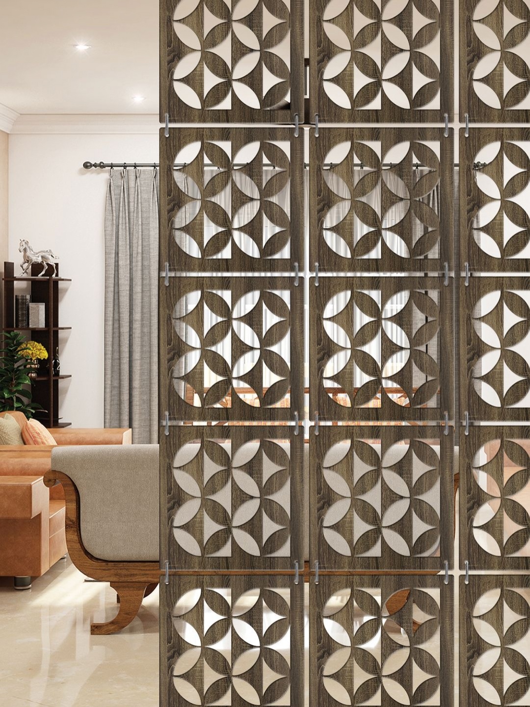 

RANDOM Brown Ethnic Motifs Window Blinds