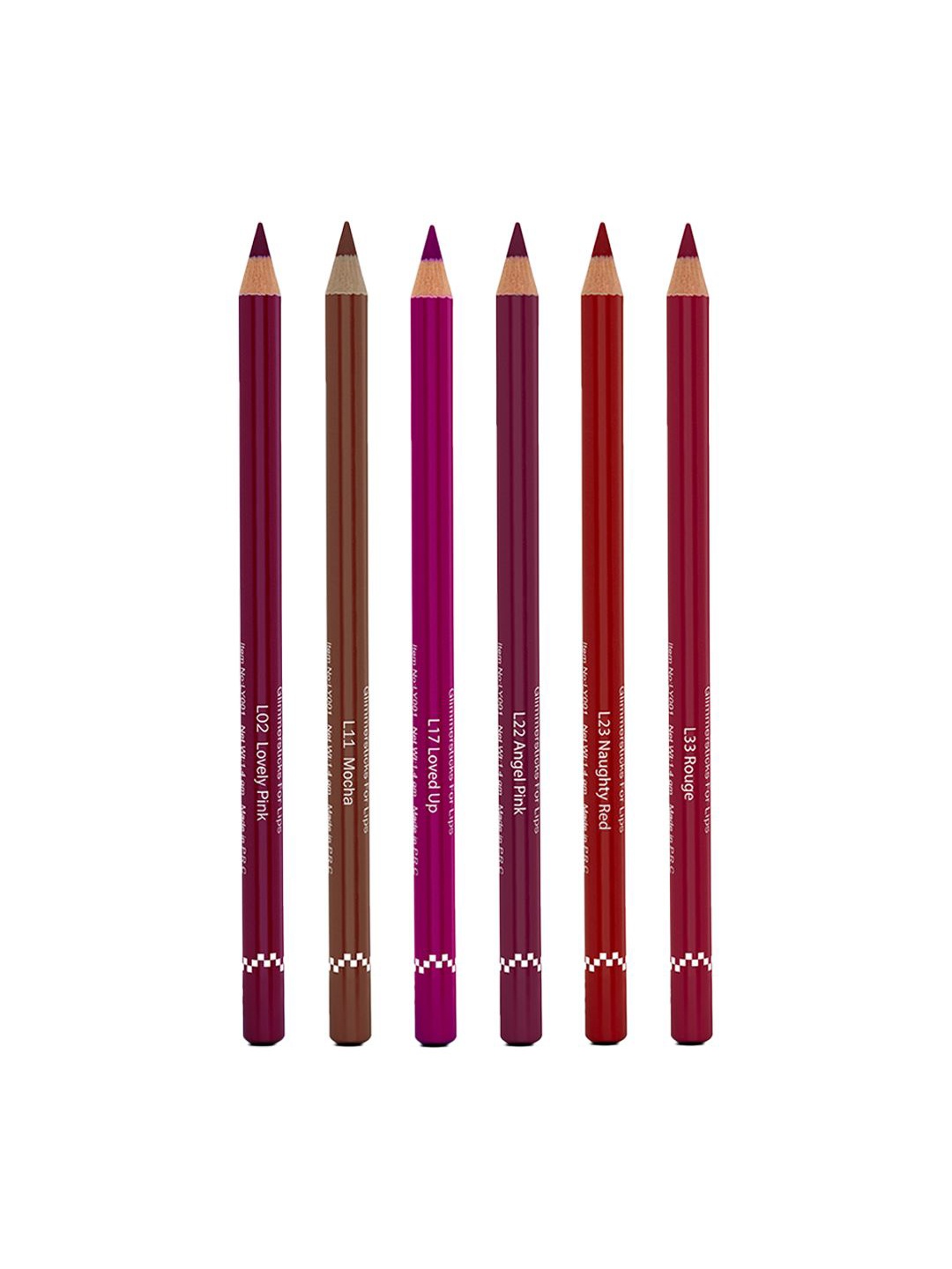 

GLAM21 Set Of 6 Creamy Lip Liner- 1.8g Each- Combo-1, Multi