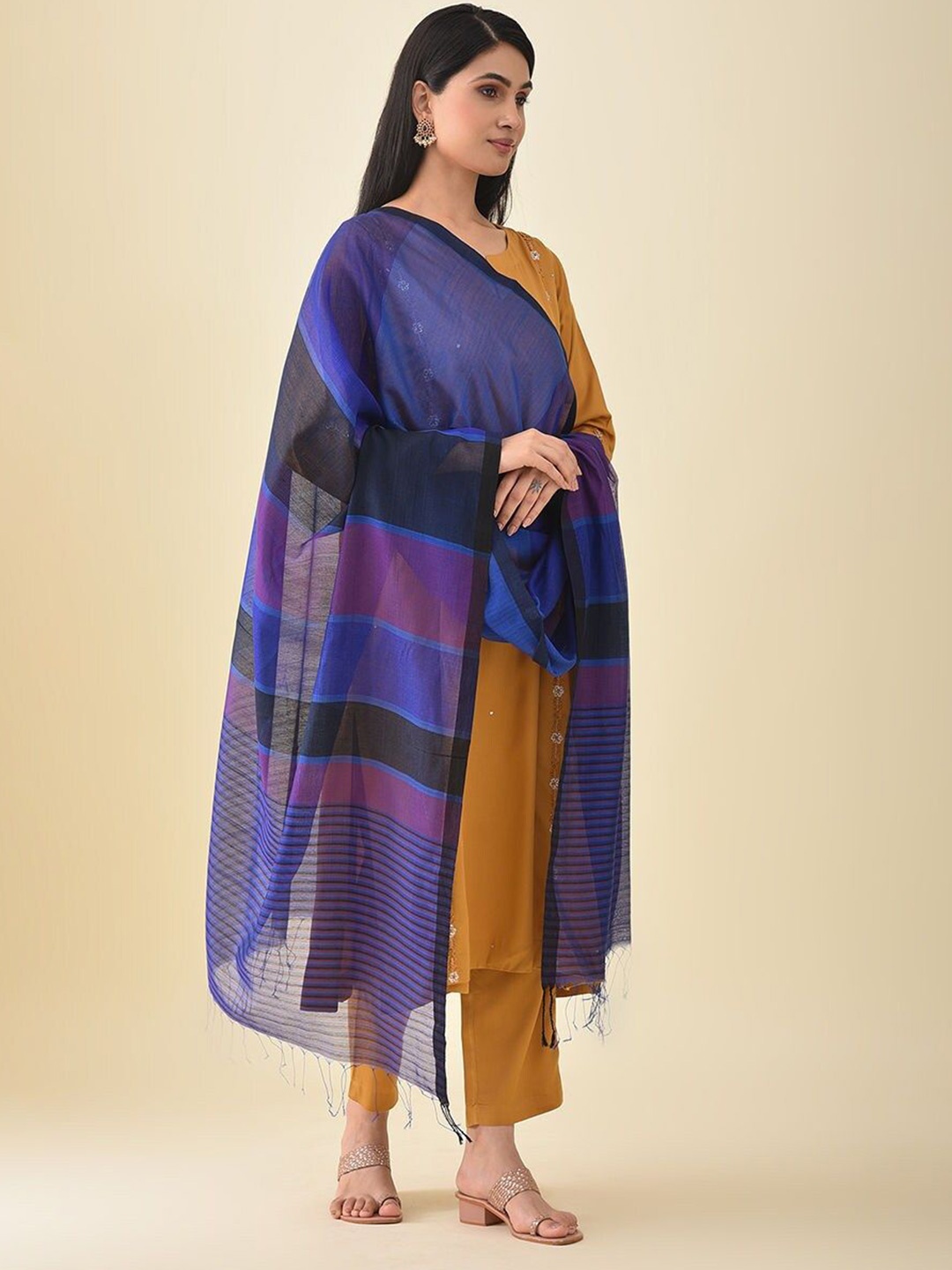 

JAYPORE Dupatta, Blue