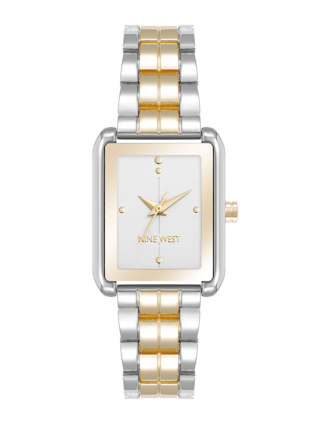 

Nine West Women Dial & Bracelet Style Straps Analogue Watch NW-3065SVTT, White