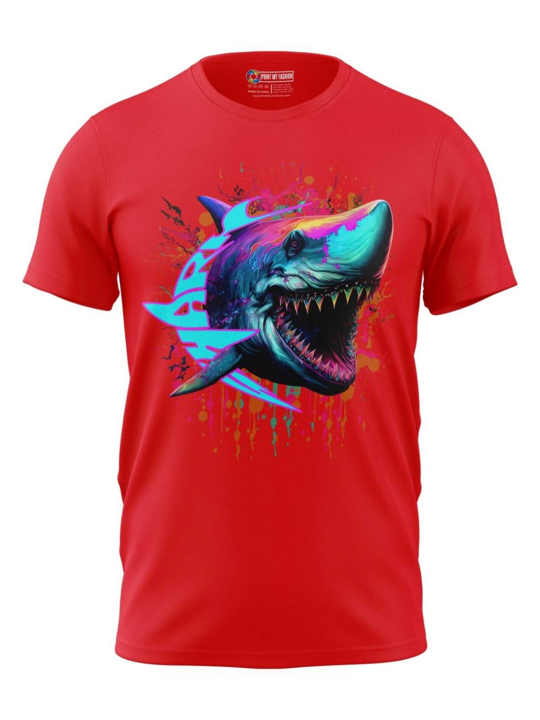 

Print My Fashion Boys Printed T-shirt, Red