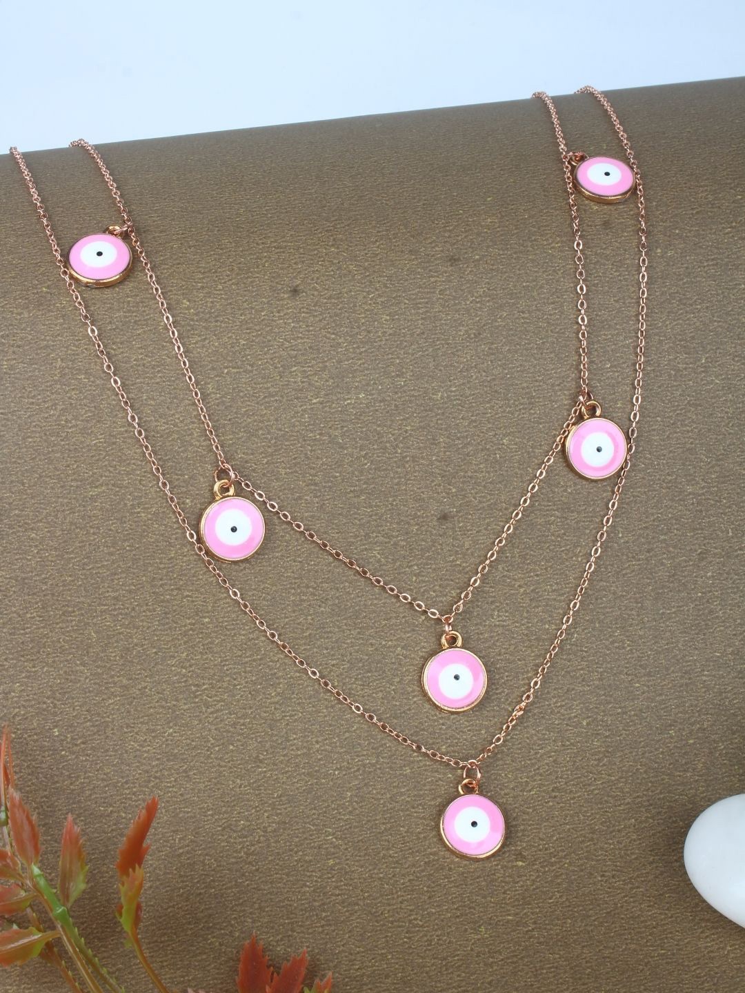 

KPOP Brass Rose Gold-Plated Handcrafted Necklace