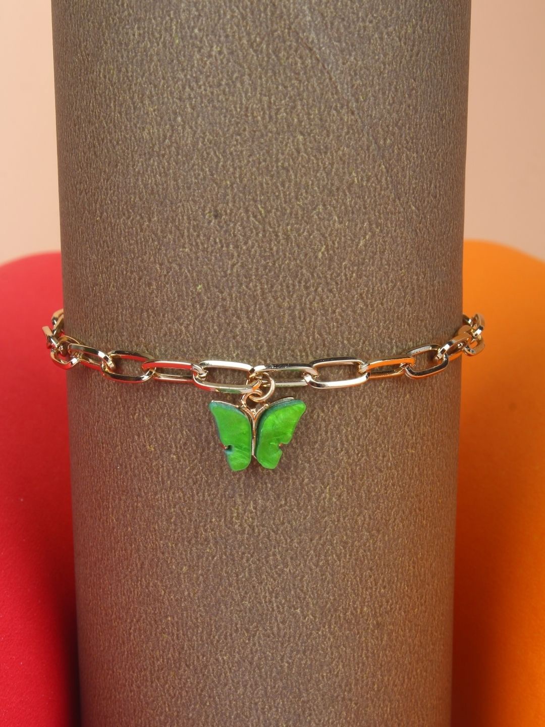 

KPOP Women Brass Gold-Plated Charm Bracelet