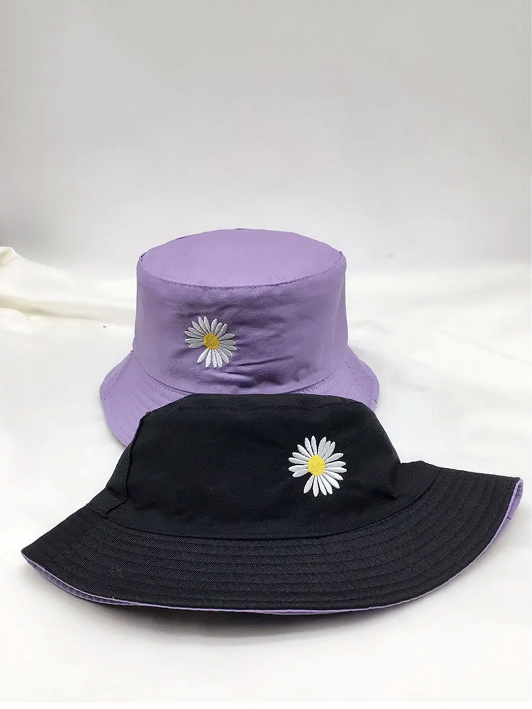 

Infispace Men Embroidered Bucket Hat, Purple