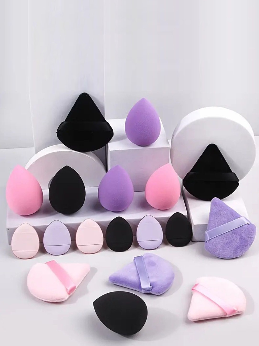 

Facejewel 18 Pcs Makeup Beauty Blender Set, Purple