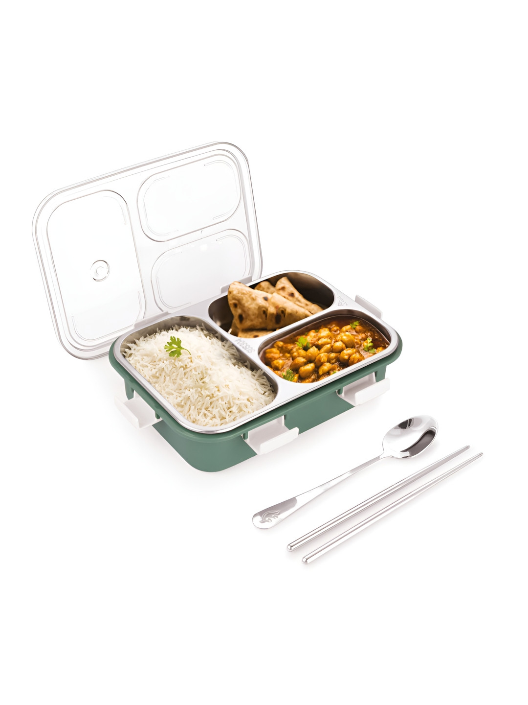 

MODEFE Green 2024 Stainless Steel Dishwasher Safe Lunch Box