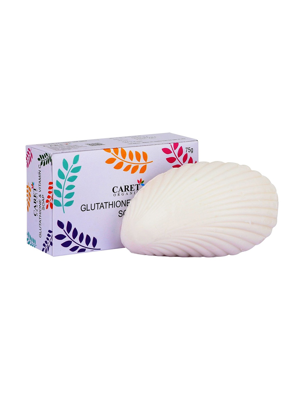 

CARET ORGANIC 6 Pcs Glutathione & Vitamin C Skin Lightening Soap-75g Each, White