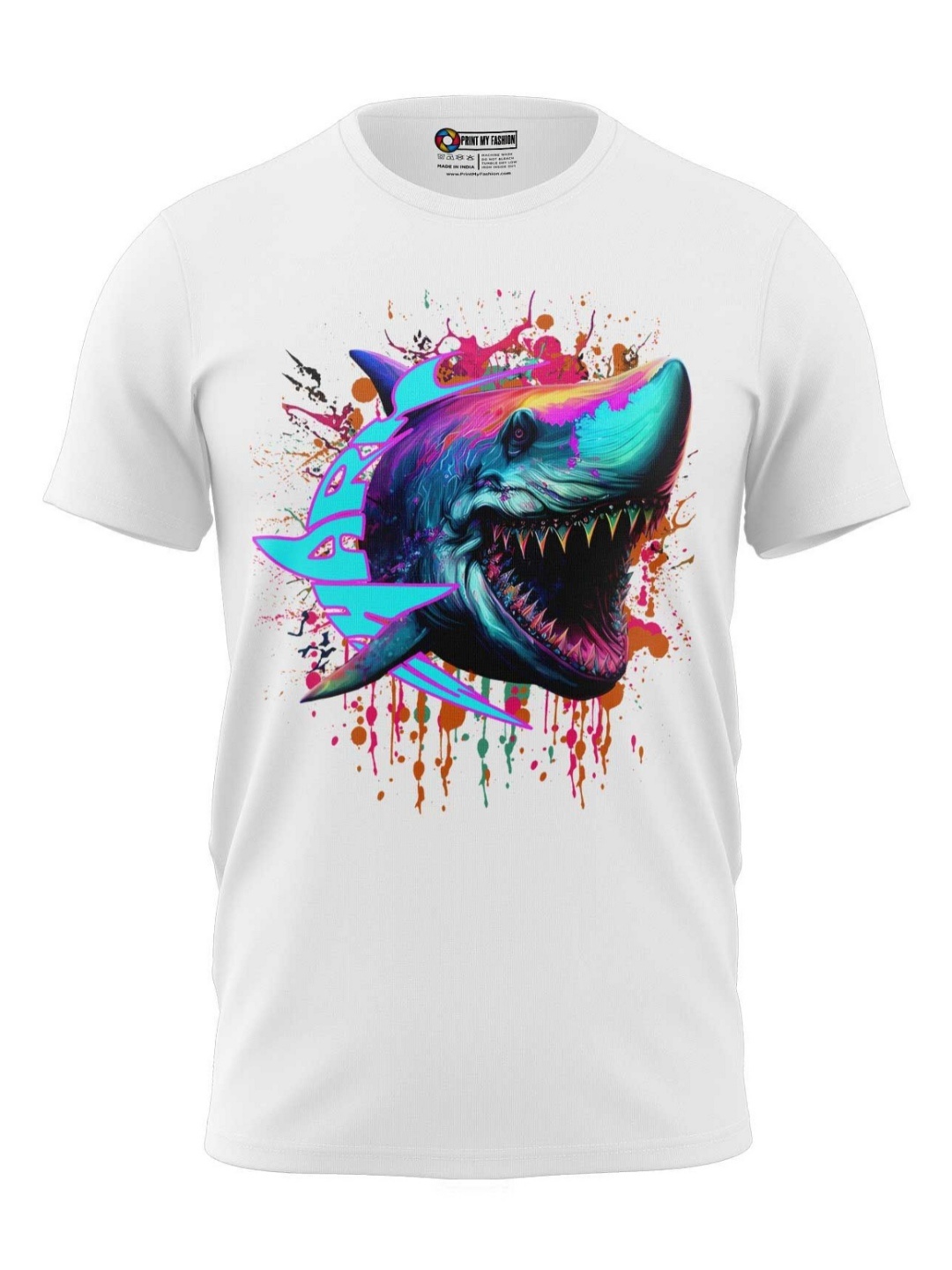 

Print My Fashion Boys Printed T-shirt, White