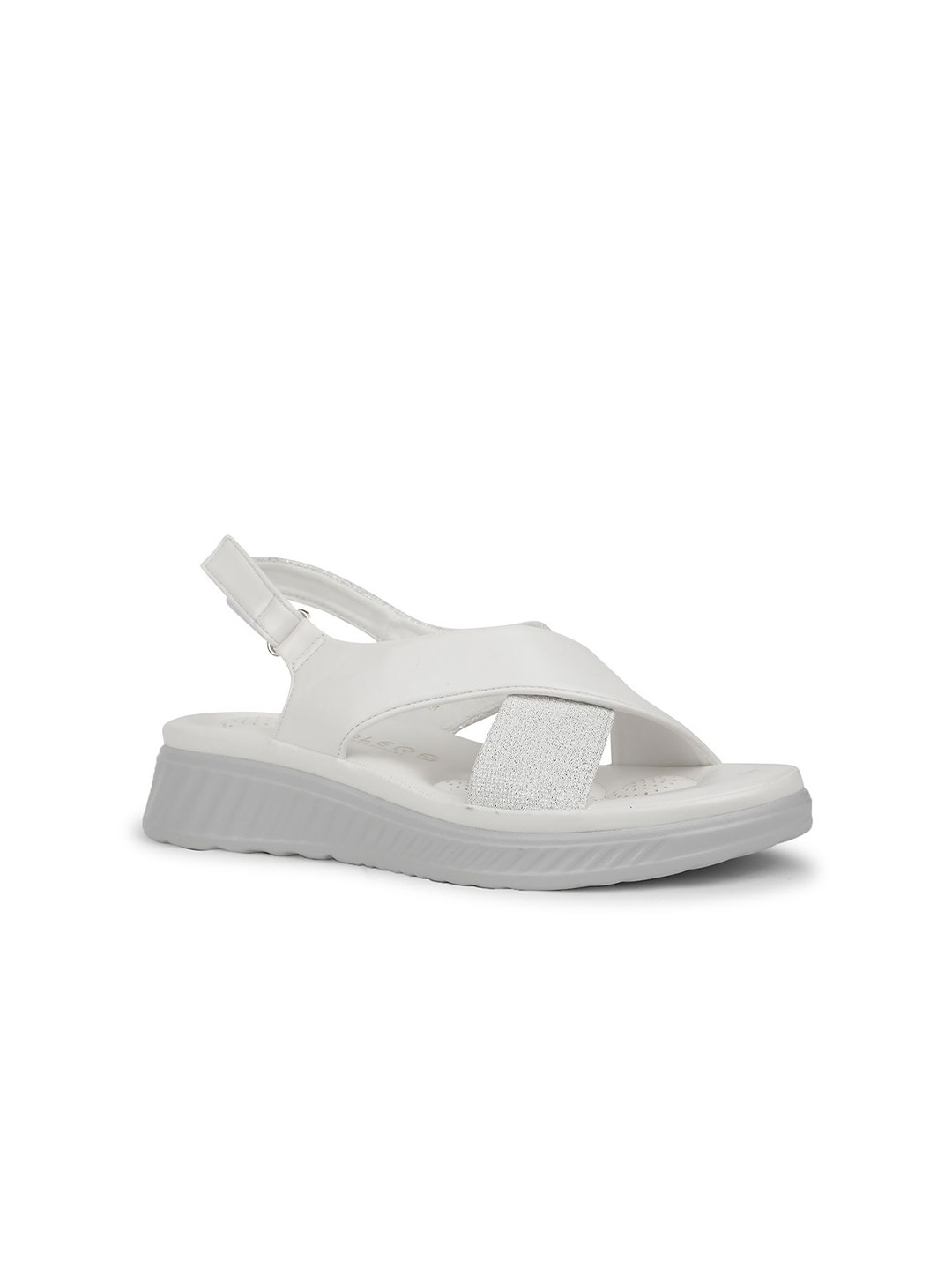 

Liberty Women PU Comfort Sandals, White