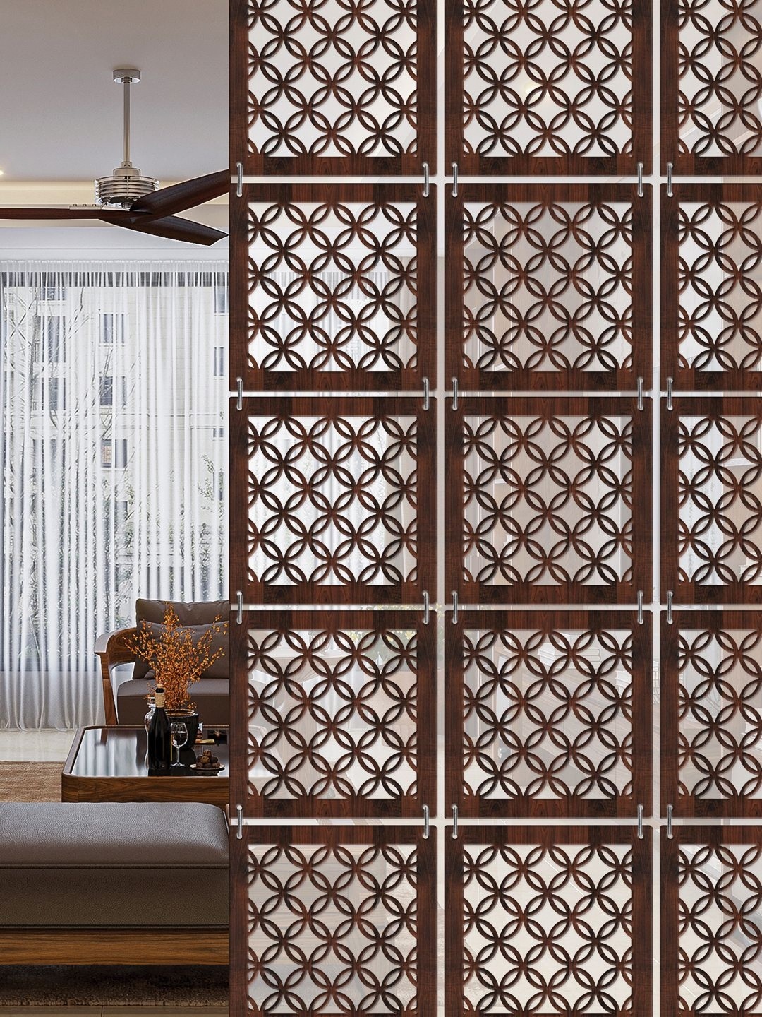 

RANDOM Brown Ethnic Motifs Window Blinds