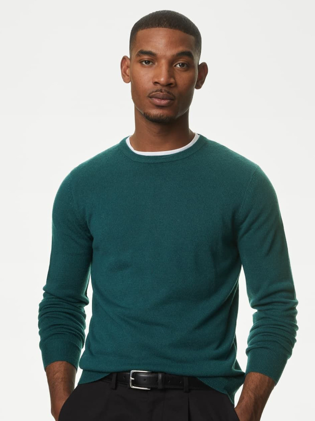 

Marks & Spencer Men Pullover, Green