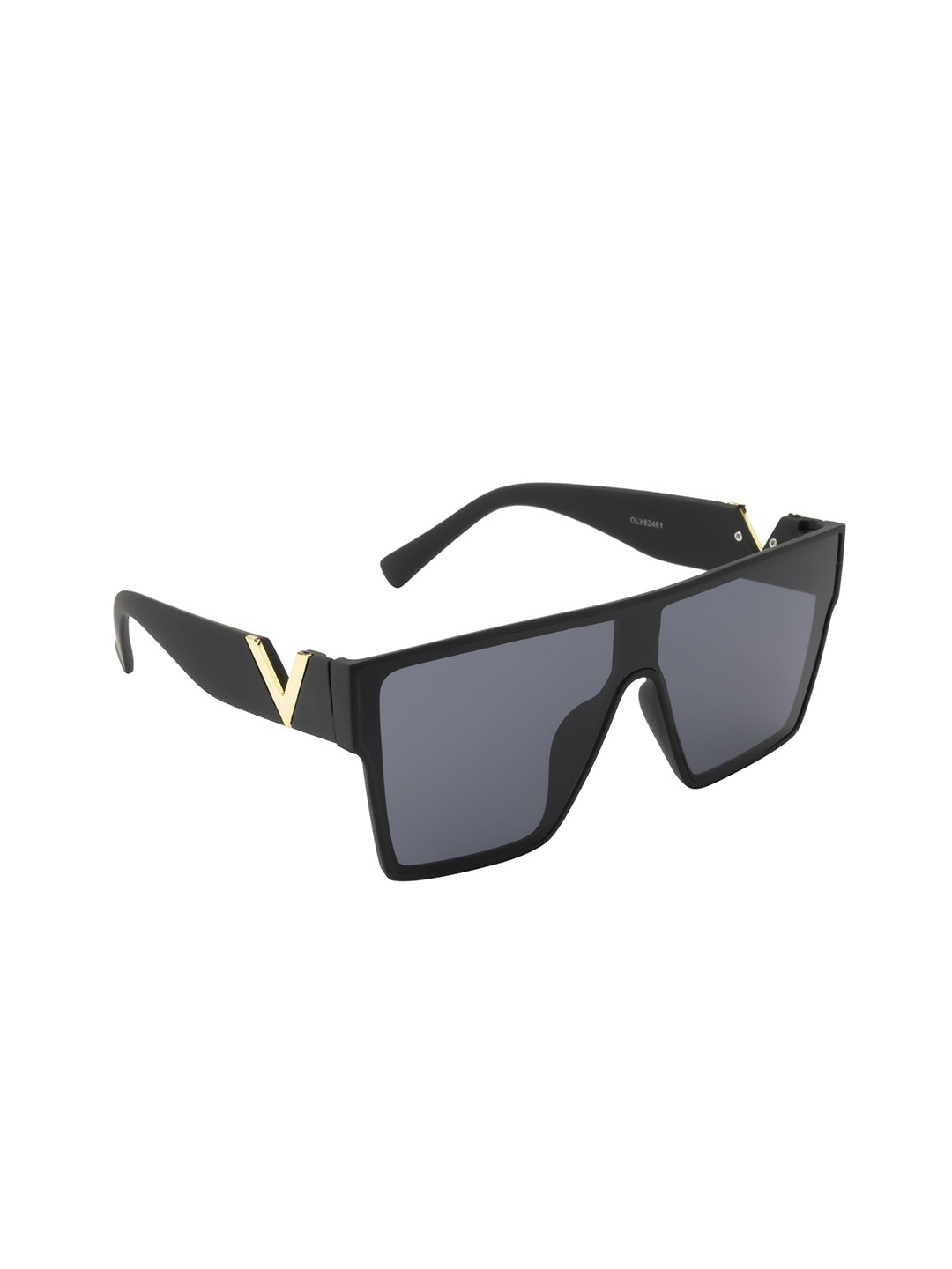 

Roadster Unisex UV Protected Wayfarer Sunglass, Black