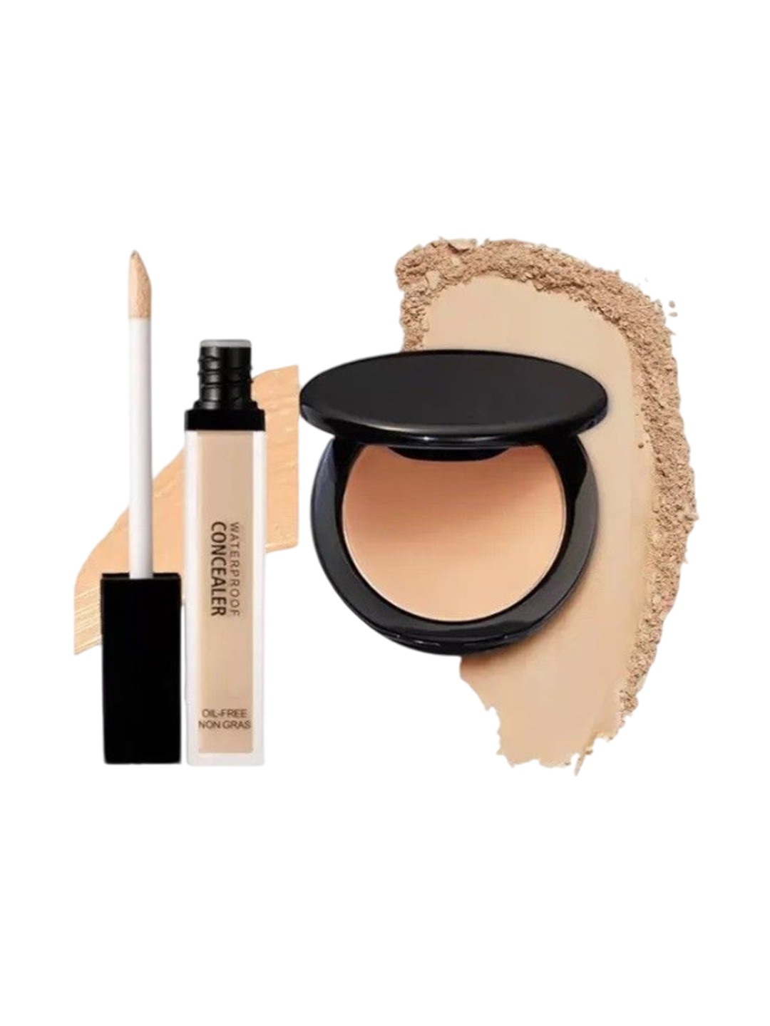 

YELGO Set Of 2 Concealer & Compact Makeup Combo, Multi