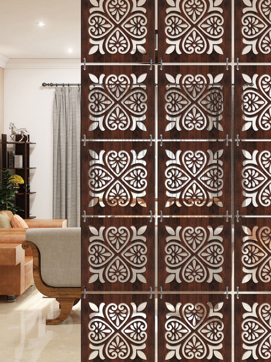 

RANDOM Brown Ethnic Motifs Window Blinds