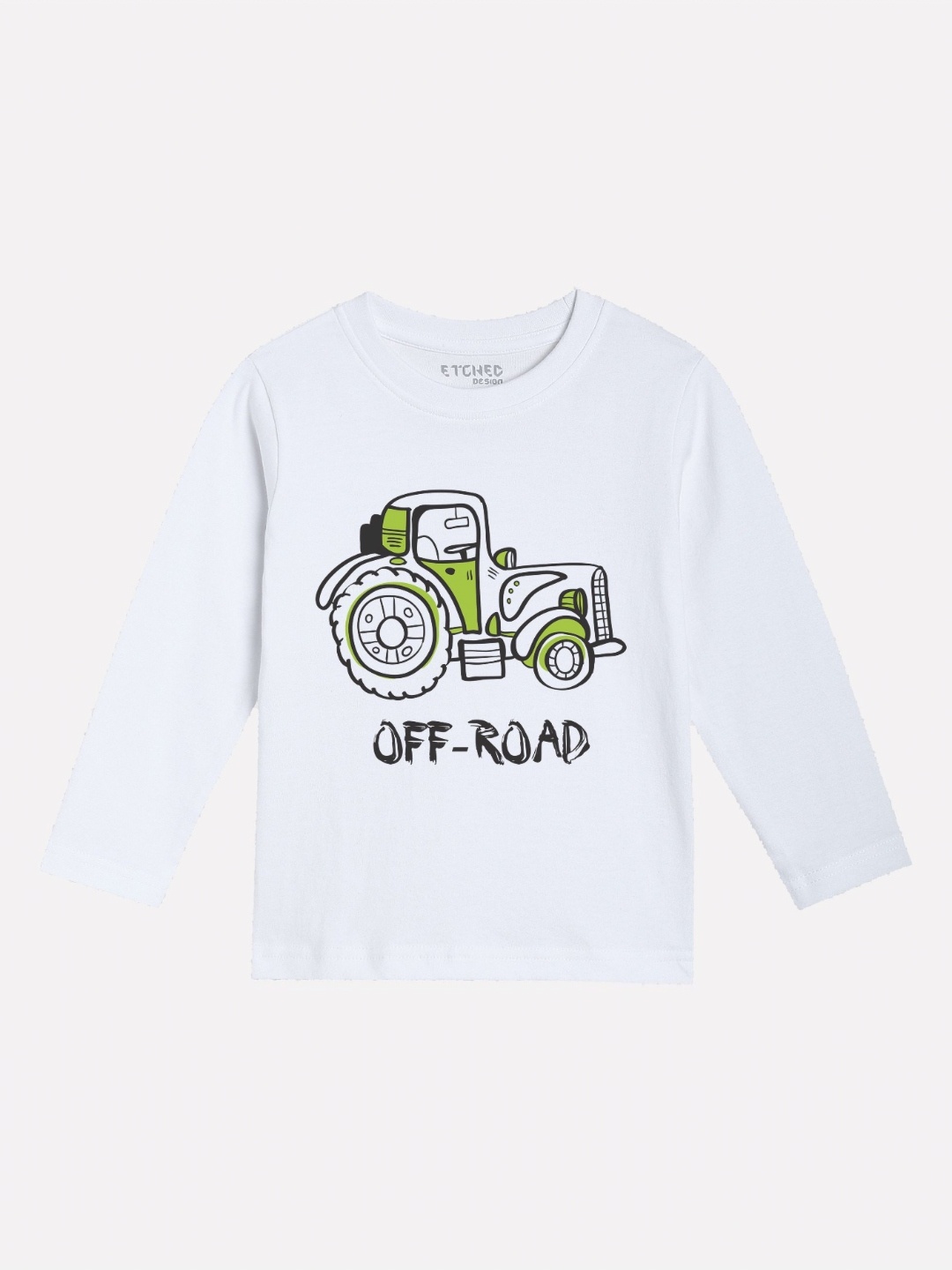 

ETCHED DESIGN Boys Typography Printed T-shirt, White