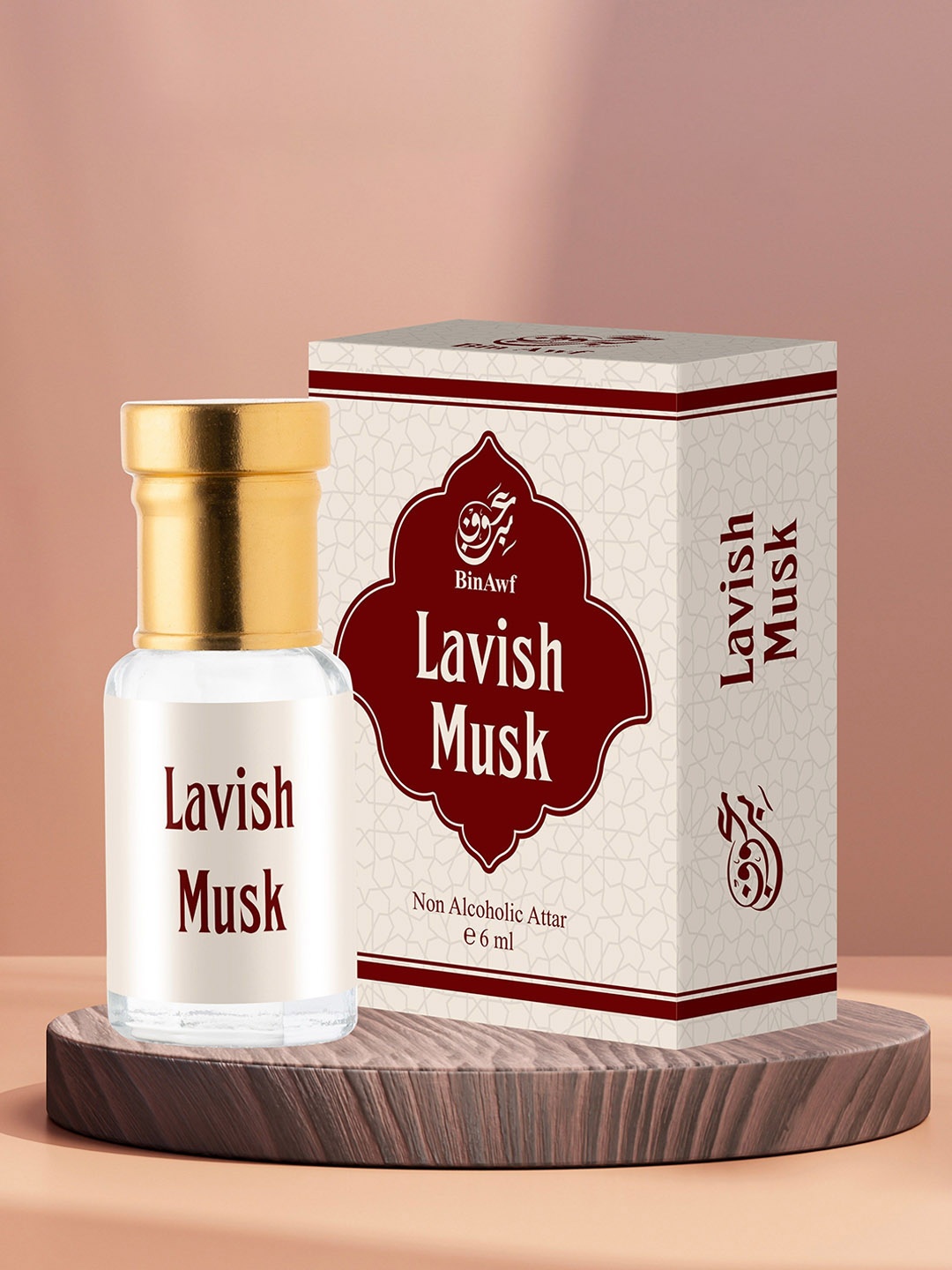 

BinAwf Lavish Musk Long Lasting Attar - 6 ml, White