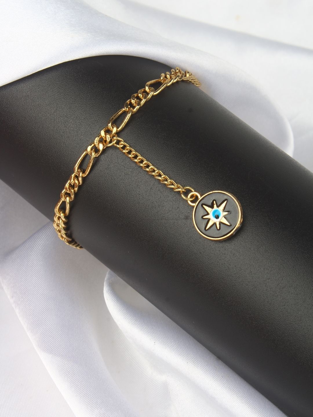 

KPOP Women Brass Gold-Plated Charm Bracelet
