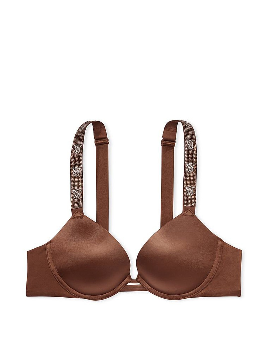 

Victoria's Secret low Coverage Underwired Heavily Padded Push-Up Bra, Brown