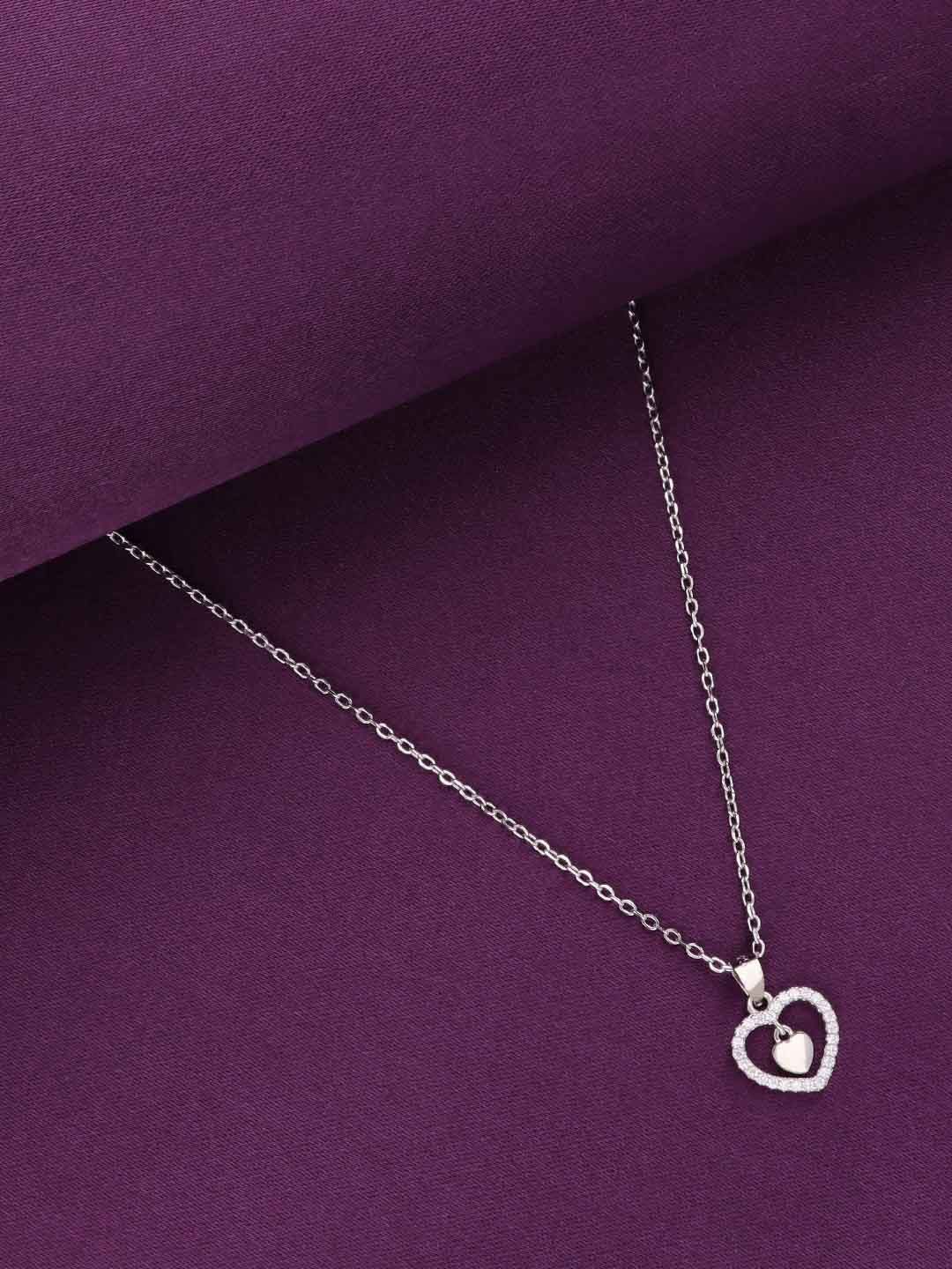 

KAI JEWEL Rhodium Plated 92.5 Sterling Silver Cubic Zirconia Chain
