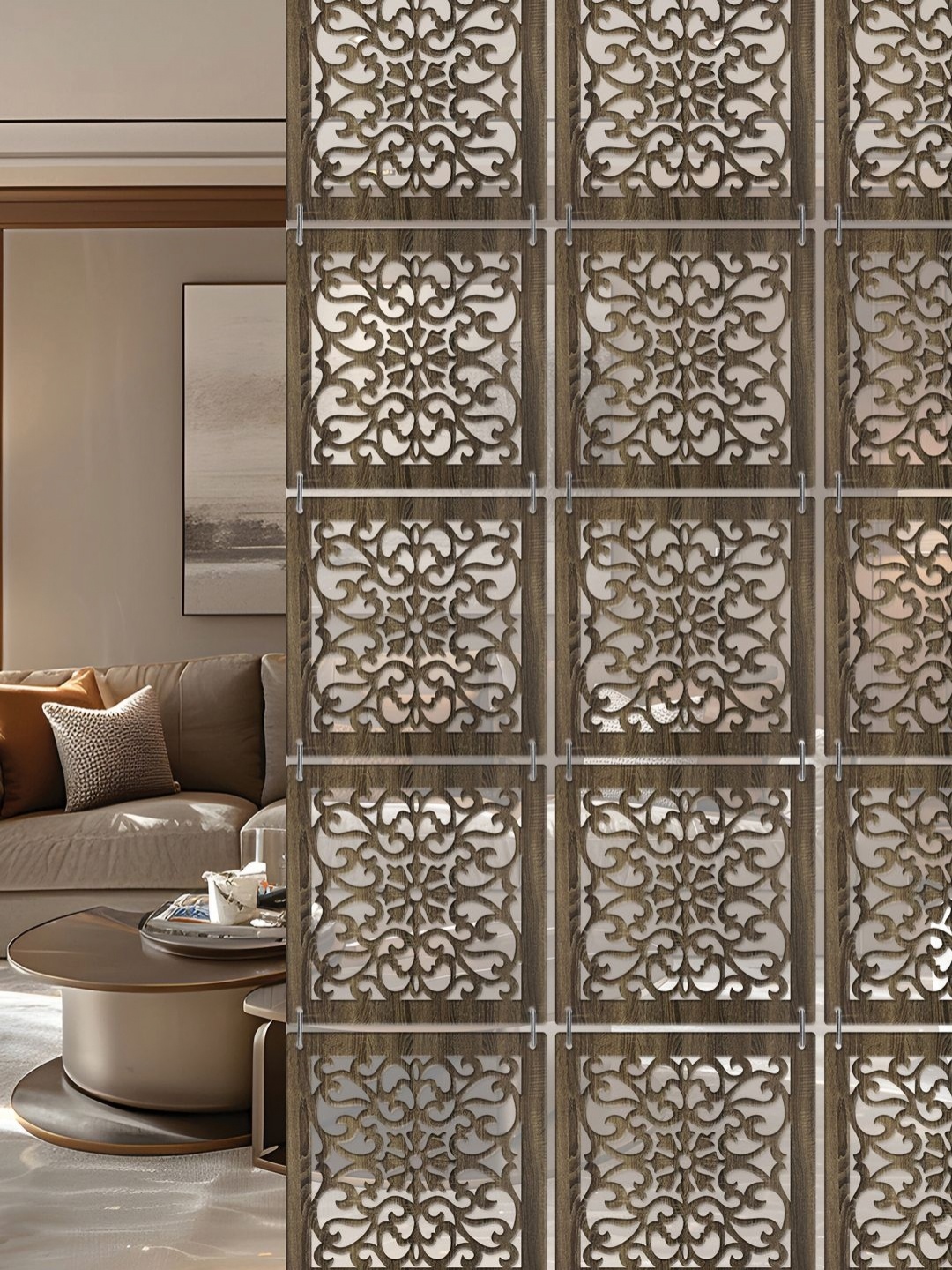 

RANDOM Brown Ethnic Motifs Window Blinds