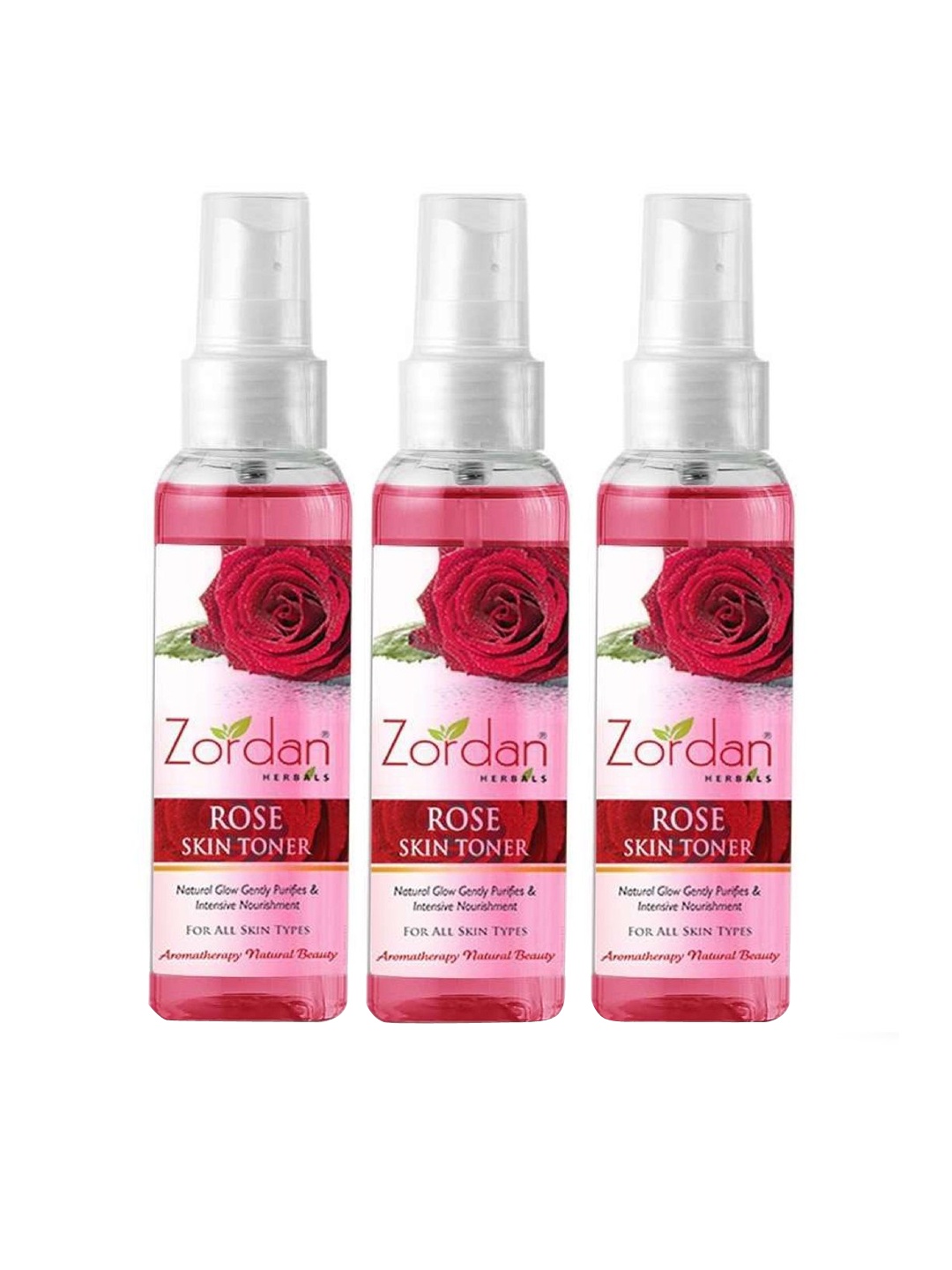 

ZORDAN Set Of 3 Herbals Rose Skin Toner- 100ml Each