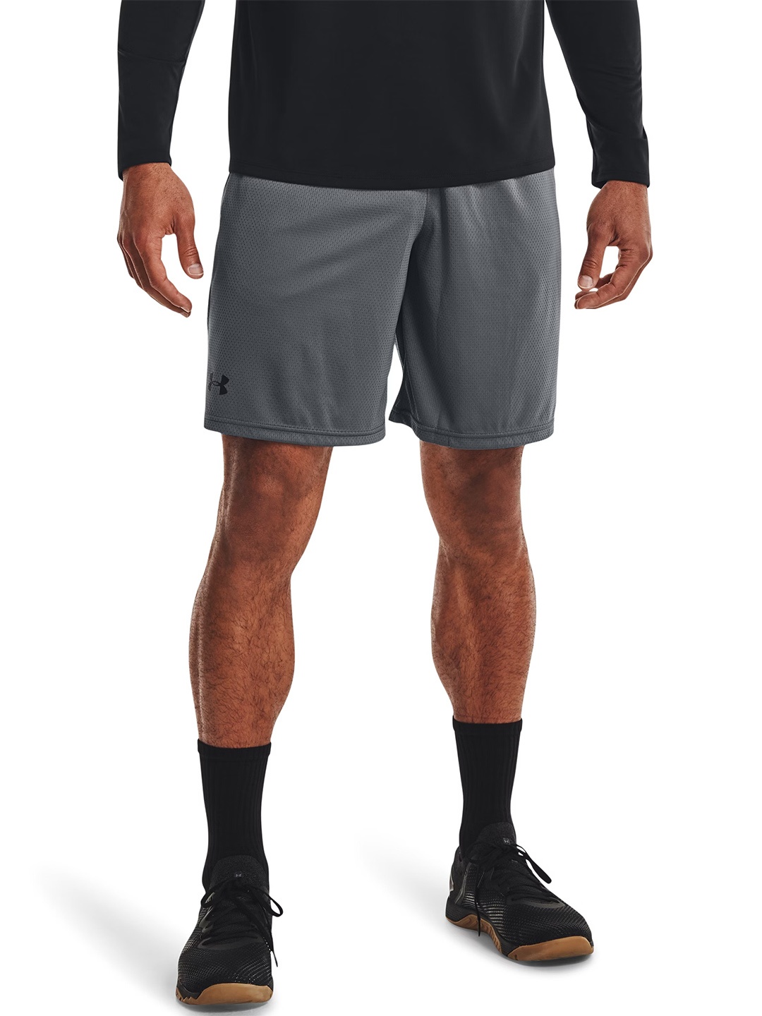 

UNDER ARMOUR Men Loose Fit Training or Gym Sports Shorts, Grey