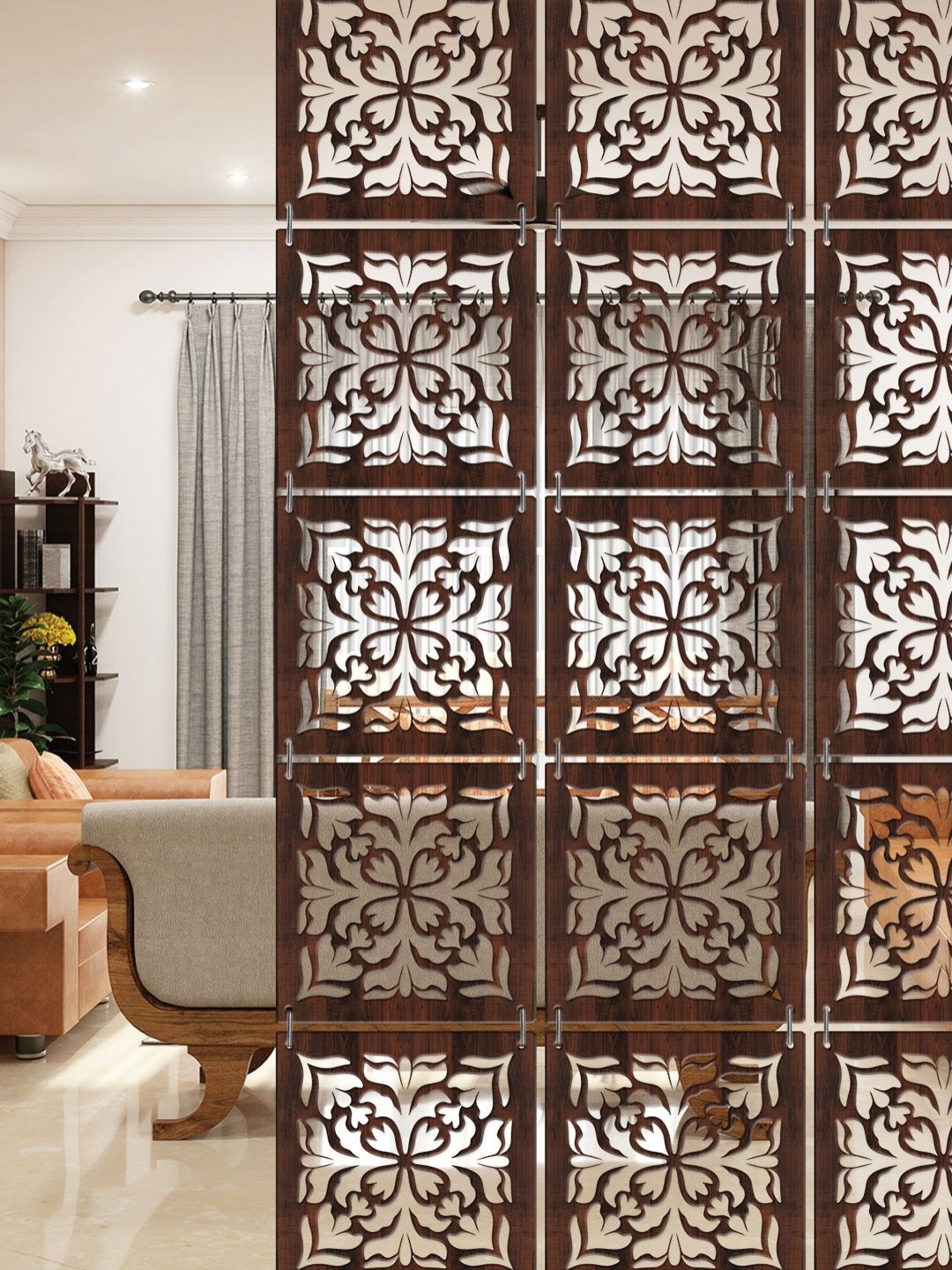 

RANDOM Brown Ethnic Motifs Window Blinds