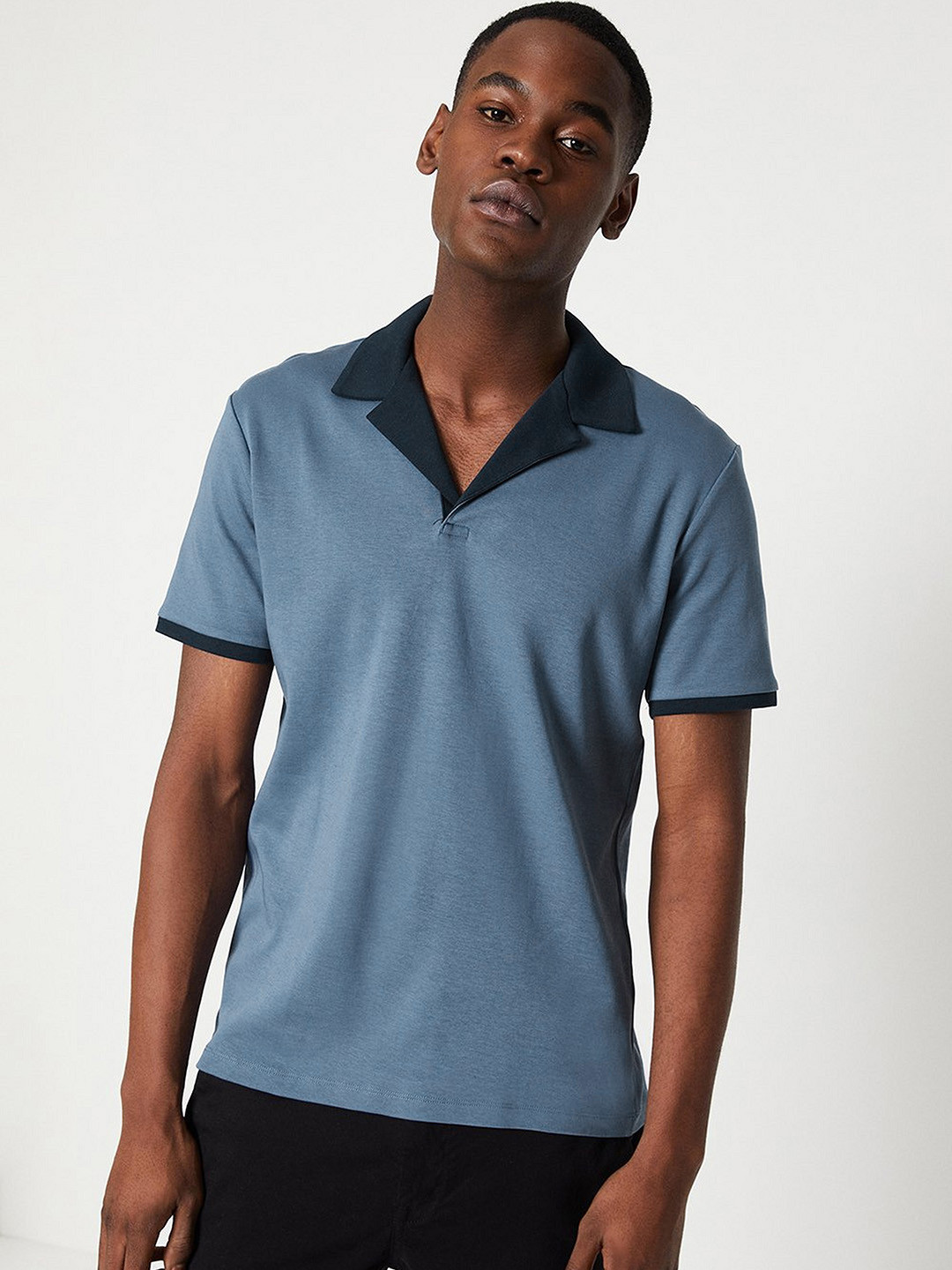 

Burton Pure Cotton Polo T-shirt, Blue