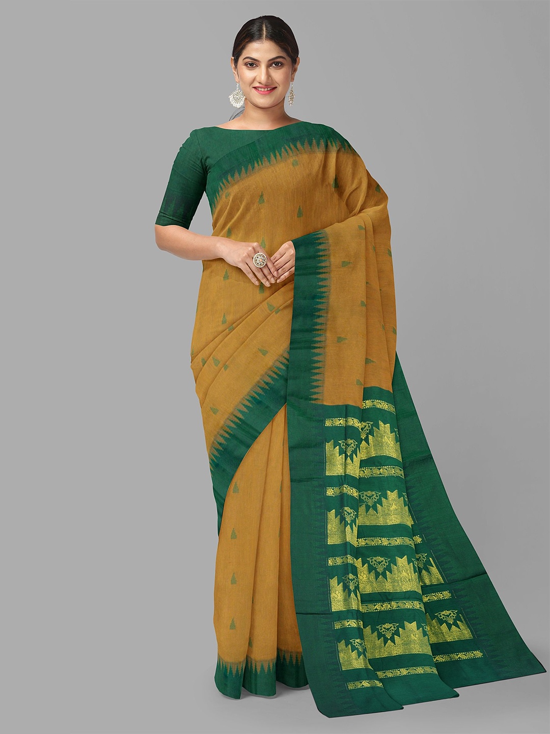 

The Chennai Silks Zari Saree, Mustard