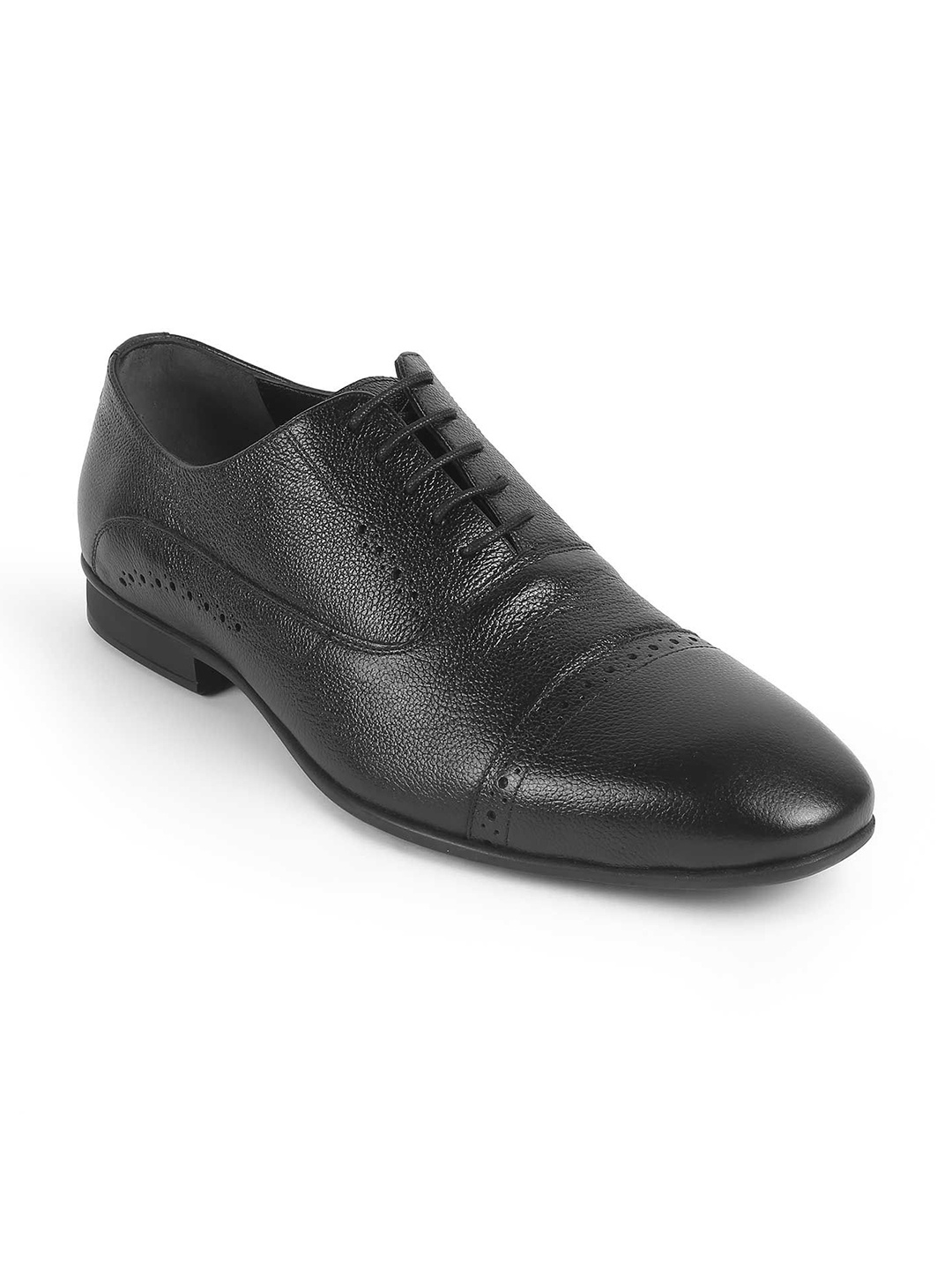 

Tresmode Men Leather Oxfords, Black