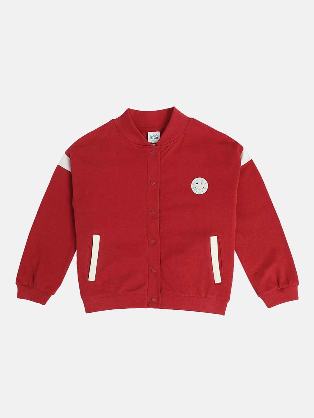 

MINI KLUB Girls without Bomber with Patchwork Jacket, Red