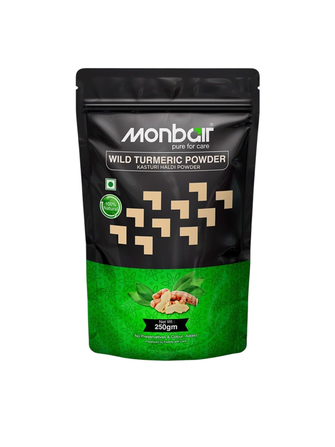 

MONBAIR Wild Turmeric Powder - 250 g, Khaki