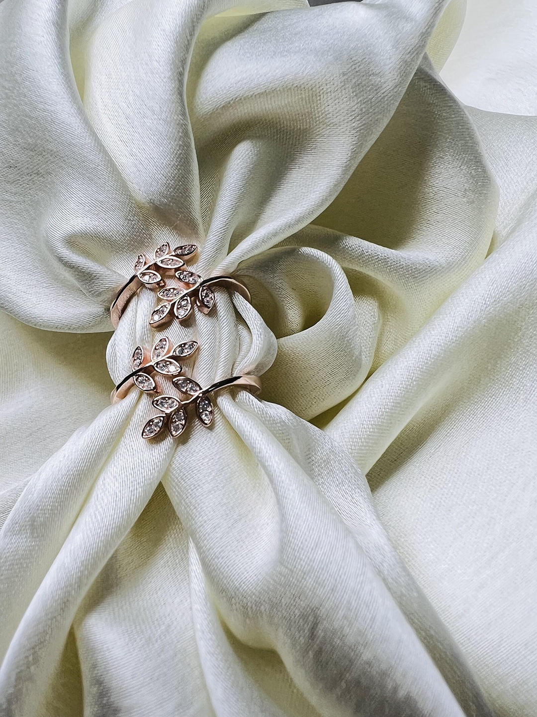 

Arte Jewels Oxidised Toe Rings, Rose gold