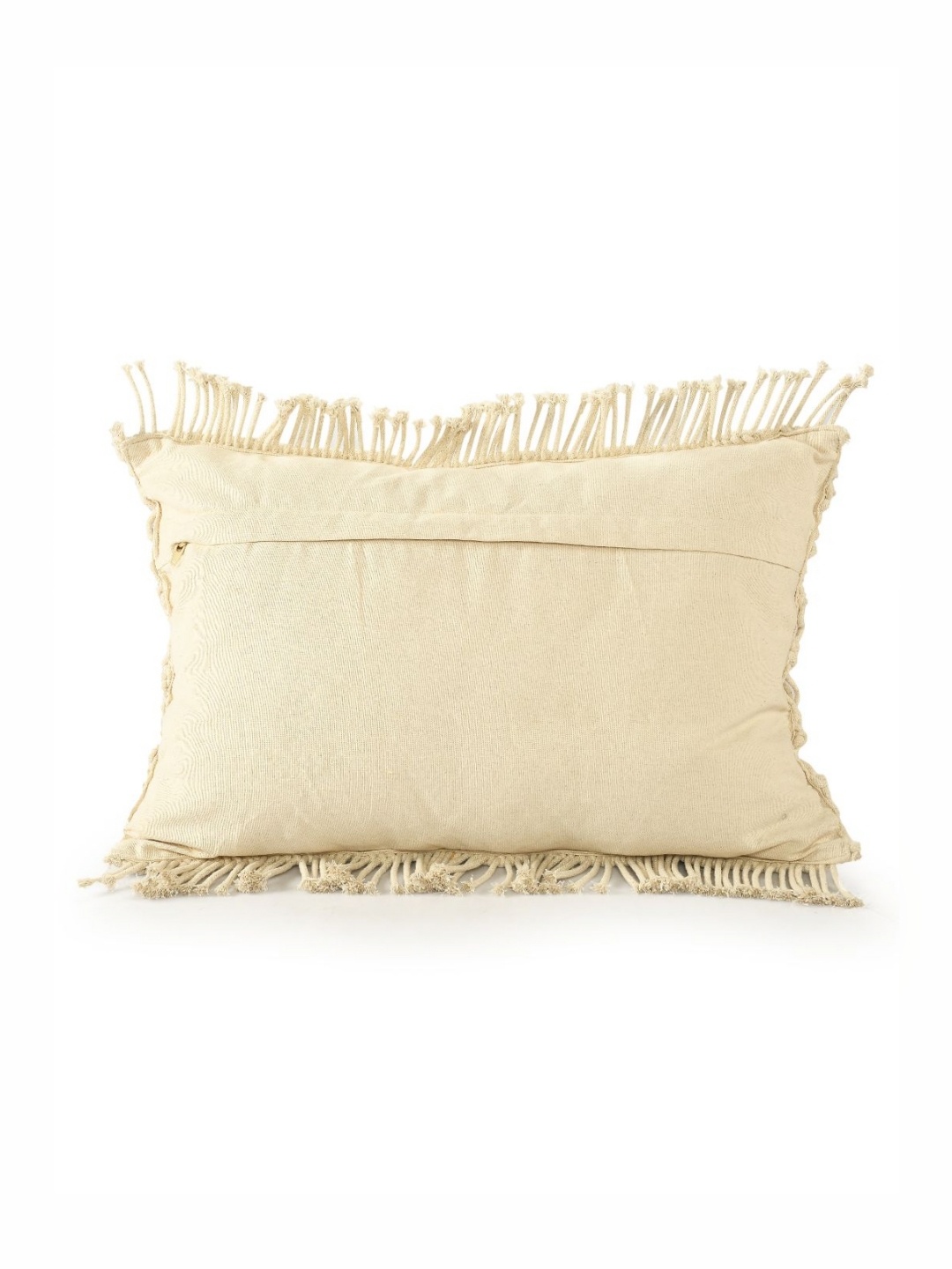 

SASHAA WORLD Beige Geometric Rectangle Cushion Covers